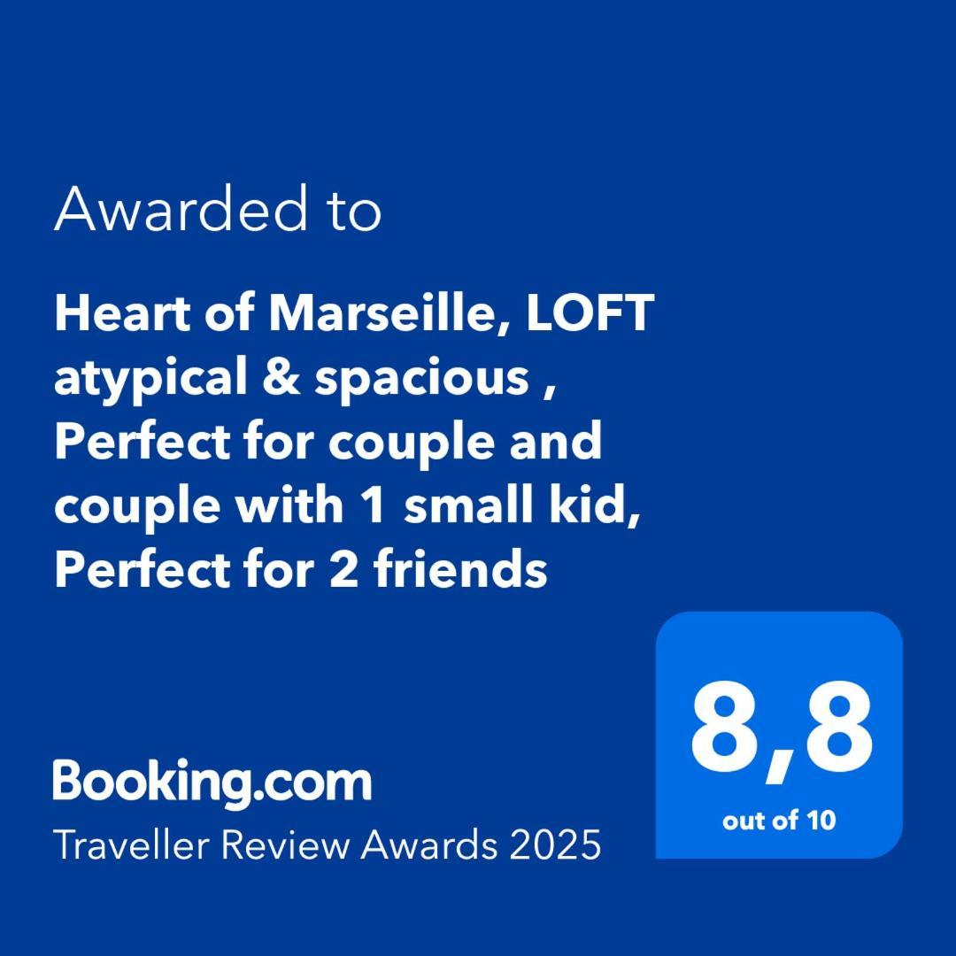 Heart Of Marseille, Loft Atypical & Spacious , Perfect For Couple And Couple With 1 Small Kid, Perfect For 2 Friends Exterior foto